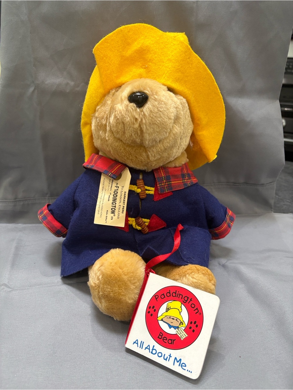 Paddington Bear Darkest Peru to London England Plush Toy vintage